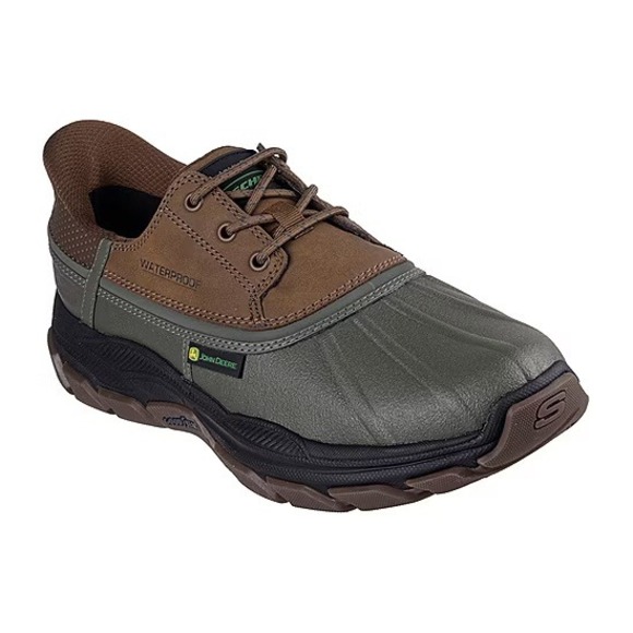 Skechers Other - Skechers Hands Free Slip-Ins John Deere Duck Boot Mens Green Brown 12 Medium NEW